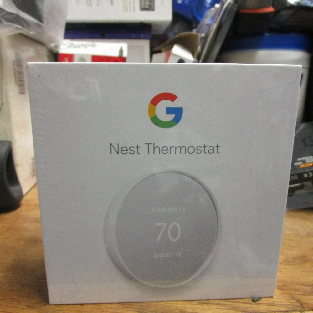 Google - Nest Smart Programmable Wifi Thermostat - Snow